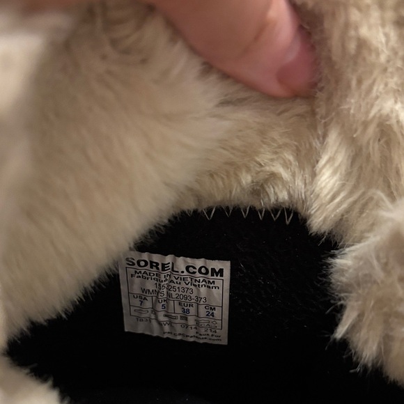 Sorel tivloli 2 Tan and Black Winter Rain Boots SZ 7 - Picture 11 of 14